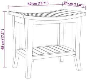 Mesa de apoio p/ casa de banho madeira de teca maciça