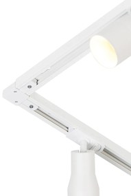 Sistema de iluminação de trilho moderno com 5 focos branco 1-fase - Iconic Kohua Moderno