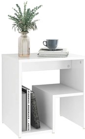 Mesa de cabeceira 40x30x40 cm derivados de madeira branco