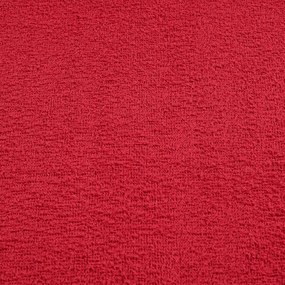 Toalhas de sauna 10 pcs 80x200 cm 360 gsm 100% algodão vermelho