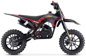 MINI MOTO INFANTIL GASOLINA 50 CC MTR MINICROSS XZR VERMELHA C/ LIMITADOR