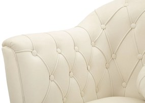 POLTRONA BUDAPEST COM ALMOFADA CM 88X83X91 CREME