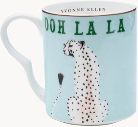 Caneca em porcelana fine bone china Ooh La La