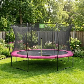 Trampolim redondo Silhouette ø366 cm - rosa