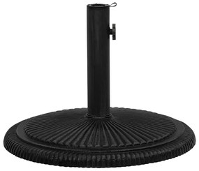 Base para guarda-sol ferro fundido 45x45x30 cm preto