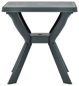 Mesa de bistrô 70x70x72 cm plástico verde