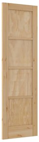 Porta Interior "ORKDAL" 61x198,5 cm de Madeira Sólida de Pinho