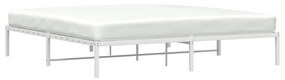 Estrutura de cama metal 200x200 cm branco