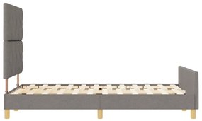 Camas vidaXL em Taupe, 120x200 cm, Tecido