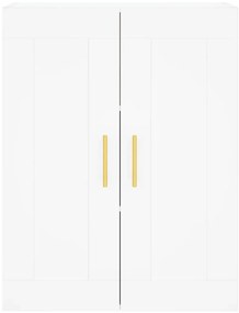 Armário alto 69,5x34x180 cm derivados de madeira branco