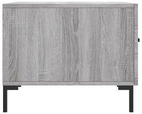 Mesas de centro 2 pcs 50x50x40 cm madeira proc. sonoma cinza