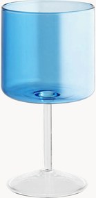 Copos de vinho em vidro borossilicato Daylight Blue, conjunto de 2