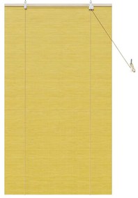 Persianas e Sombras de Janela Amarelo 80 x 160 cm Bambu