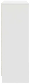 Aparador c/ gavetas e portas 73x31x90 cm branco