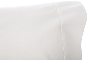 Jogo de lençóis bordados da lixa - 100% algodão percal 200 fios: cama 140/150cm - 1 lençol superior 240 x 290 cm + 1 lençol inferior 240 x 290 cm + 2 fronha almofada 50x70 cm