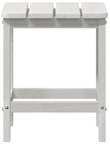 Mesa Lateral Adirondack Branca 38x38x45 cm HDPE