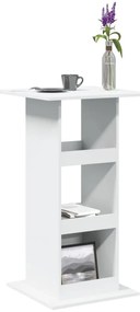 Mesa de bar c/ arrumação 60x60x102 cm derivados madeira branco