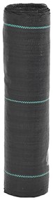vidaXL Tela para ervas daninhas 0,5x200 m PP preto