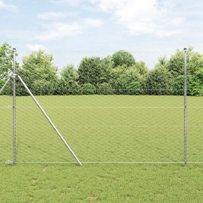 Cerca Hexagonal vidaXL 1,5x10 m Aço Galvanizado