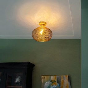 Candeeiro de teto design dourado - Sarella