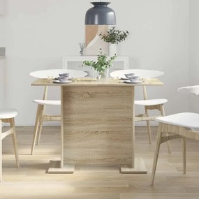 Mesa de Jantar vidaXL Sonoma Carvalho 110x60x75 cm Madeira Engenharia