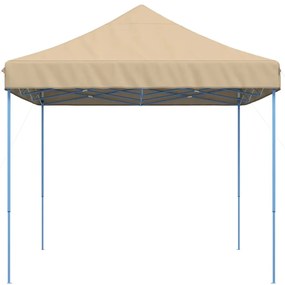 Tenda para festas pop-up dobrável 440x292x315 cm bege