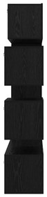Conjunto de móvel de TV 8 pcs Carvalho preto 30.5 x 30 x 90 cm