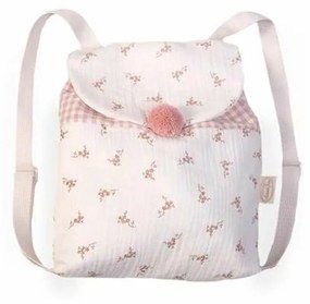 Mochila Infantil Antonio Juan Cor de Rosa Branco Bloemen