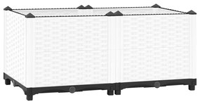 Canteiro elevado 80x40x38 cm polipropileno