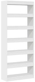 Gabinete de Livros/Divisor de Ambiente Branco 80x30x198 cm