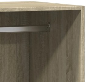 Roupeiro 48x41x102 cm derivados de madeira carvalho sonoma