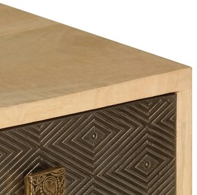 Móvel de TV 120x30x40 cm madeira de mangueira maciça