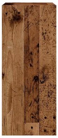 Estante/divisória 40x30x72 cm cor madeira velha