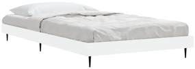 Estrutura de cama 100x200 cm derivados de madeira branco