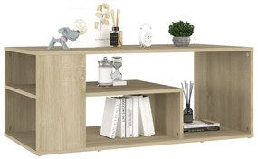 Mesa centro 100x50x40 cm derivados de madeira carvalho sonoma