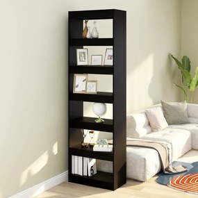 811683 vidaXL Estante/divisória 60x30x198 cm preto