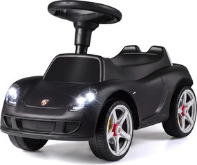 Carrinho de Passeio andarilho Infantil, 62,5 x 29 x 38,5 cm, Com Luzes e Sons, Preto