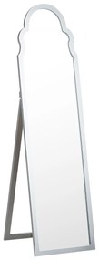 Espelho de pé prateado 40 x 150 cm CHATILLON Beliani