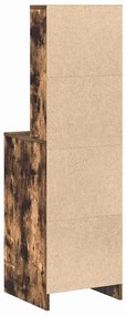 Highboard Carvalho Fumado 40x41x135 cm Madeira de Engenharia