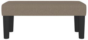 Banco Taupe 70x30x30 cm de Tecido