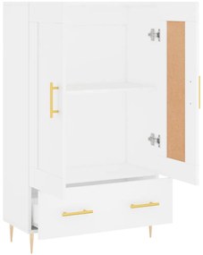 Aparador alto 69,5x31x115 cm derivados de madeira branco