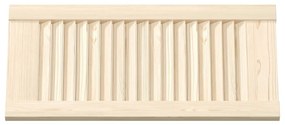 Portas de armário 4 pcs com design de persiana pinho maciço