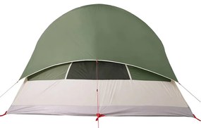 Tenda familiar para 6 pessoas impermeável verde