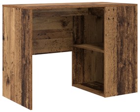 Escrivaninha de Canto Madeira Antiga 102x88x75 cm Madeira Engenheirada