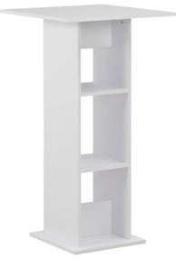 Mesa de bar 60x60x110 cm branco