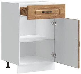 Armário cozinha baixo Kalmar madeira artificial madeira velha