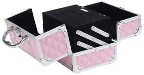 Mala para Maquilhagem Organizador Cosméticos Profissional 20x15x15cm