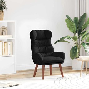 vidaXL Cadeira Relaxante Preto 69 x 74 x 93 cm Veludo