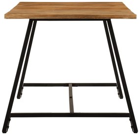 Mesa de jantar 160x80x75 cm madeira de mangueira maciça