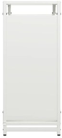 Suporte para lenha 60x28x65 cm aço laminado a frio branco